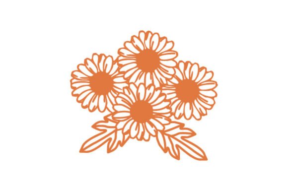 Download Intricate Cut Illustration - Daisies - Daisies Collection