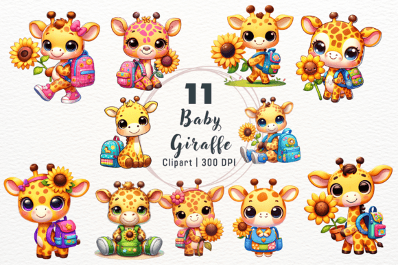 Download Watercolor Baby Giraffe Clipart - Baby giraffe clipart Collection