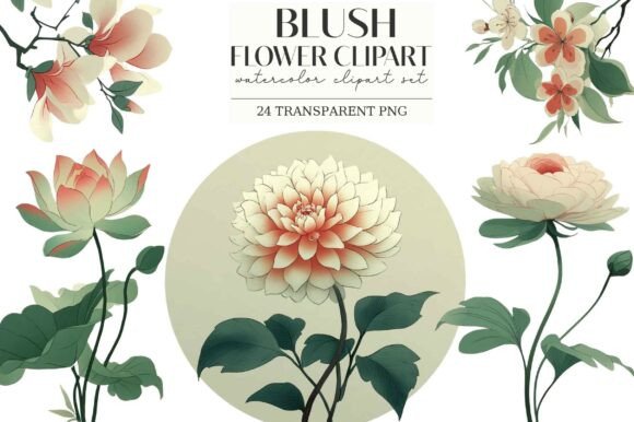 Download Blush Flower Clipart - Blush flower Collection