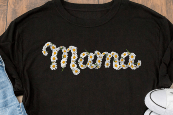 Download White Daisies Forming the Word Mama - Daisies Collection